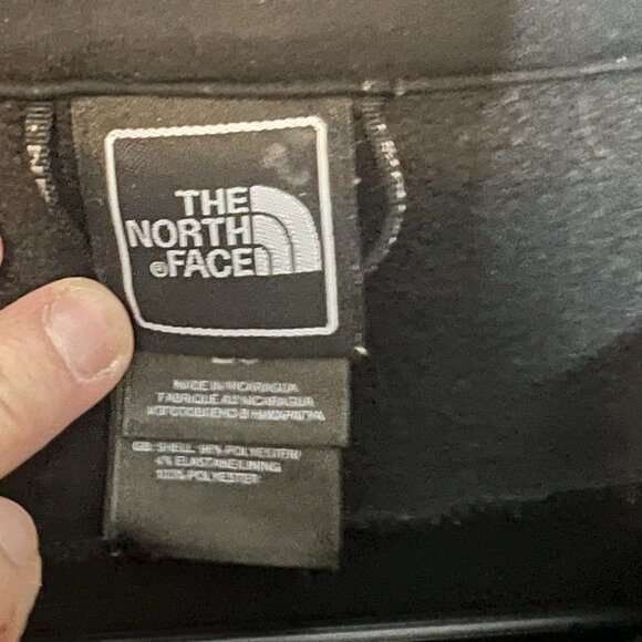 The North Face Men’s Large Jacket Black Apex Softshell Wind Resistant Full Zipp - Picture 4 of 14